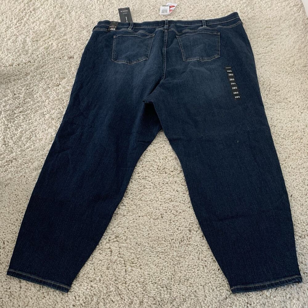 Torrid Premium Jeans Womens Sz 28S SKY HIGH SKINNY Denim Blue Dark Wash NEW - Picture 3 of 10